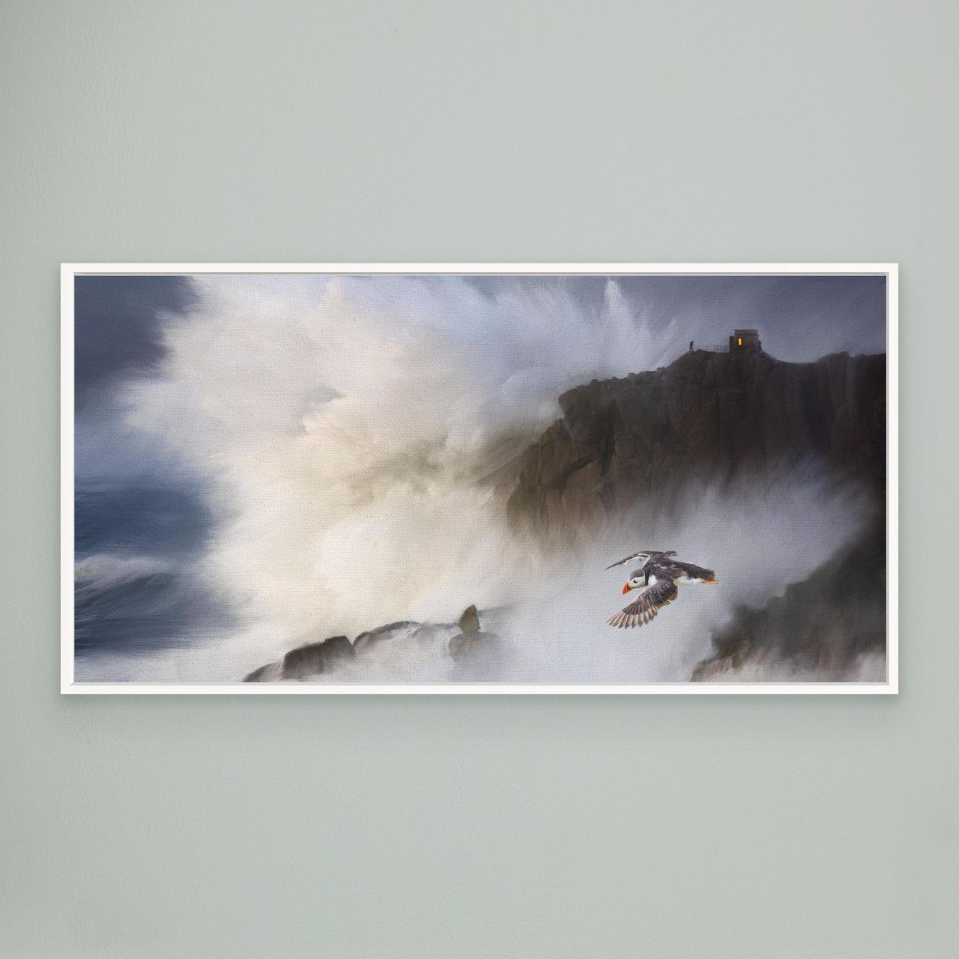 ROUGH SEAS  Walk In HIS Light | Fine Art Canvases