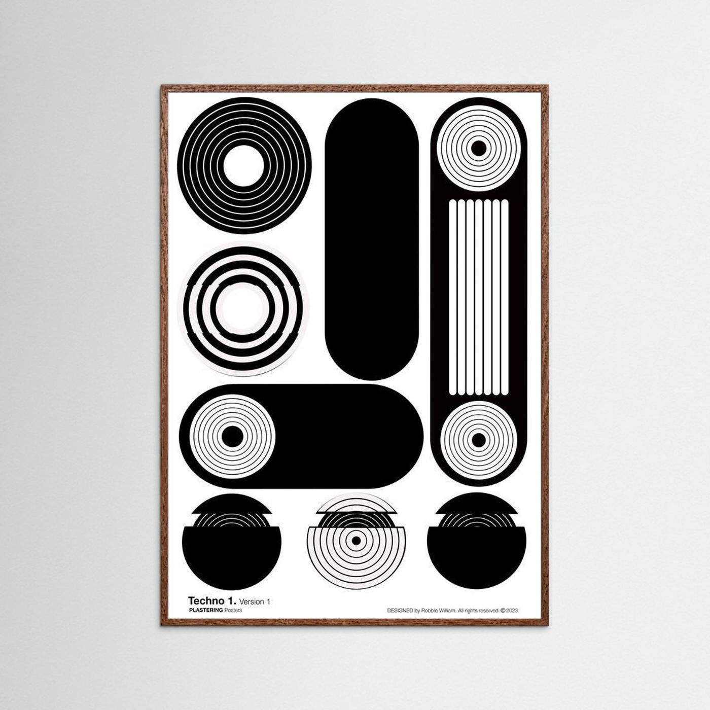 TECNO 1 - V1 by WalkinHISlight.art - Fine Art Printed Posters