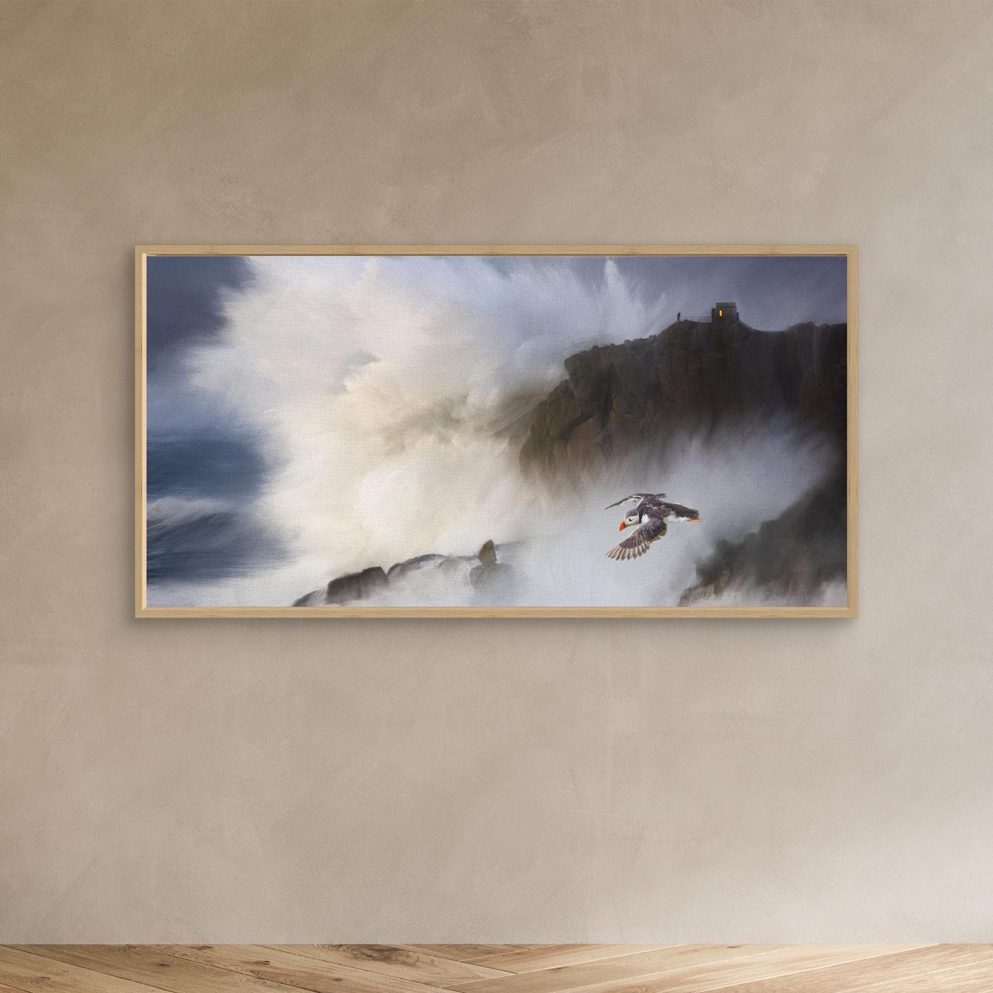 ROUGH SEAS  Walk In HIS Light | Fine Art Canvases