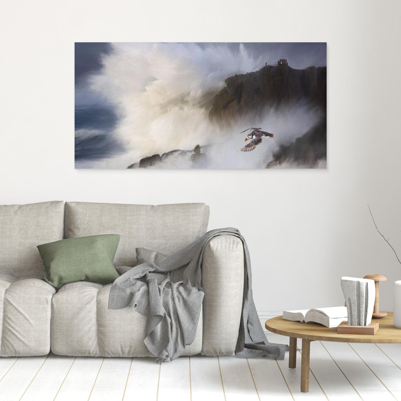 ROUGH SEAS  Walk In HIS Light | Fine Art Canvases