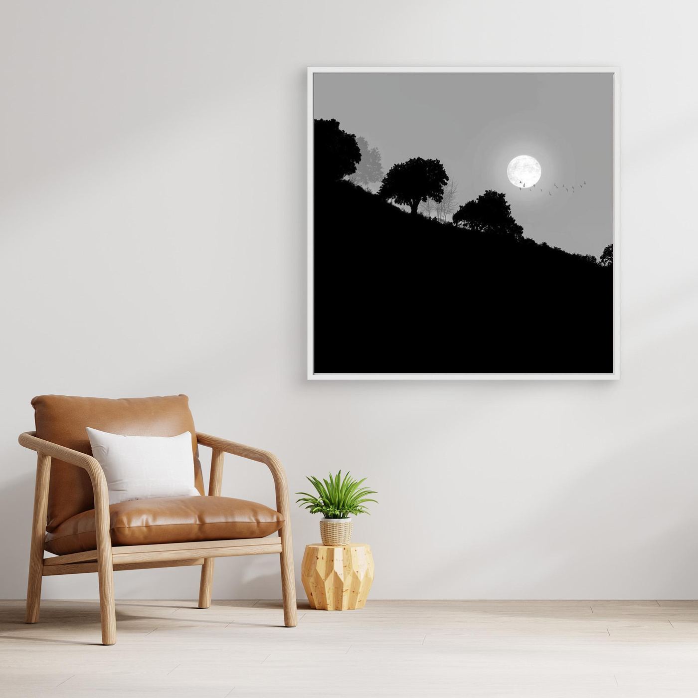 FAIR MOON RISING  by WalkinHISlight.art - Fine Art Canvases