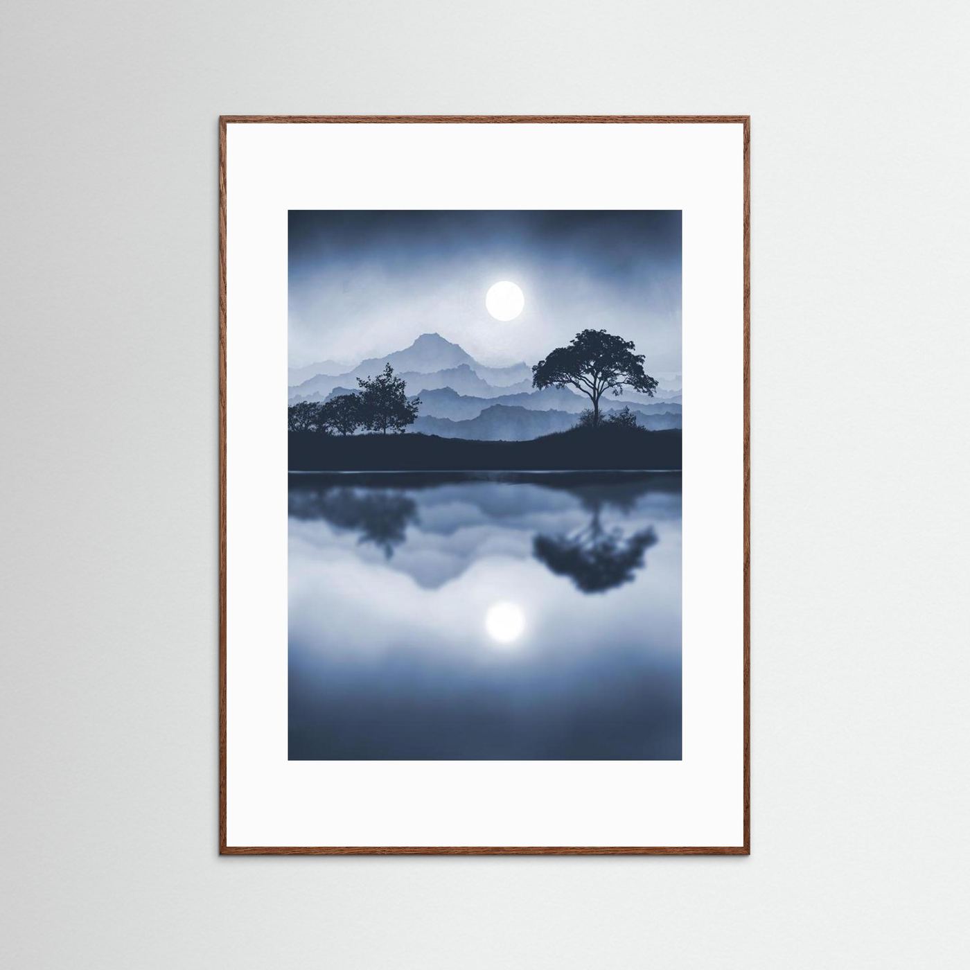 BLUE MOON  by WalkinHISlight.art - Fine Art Prints