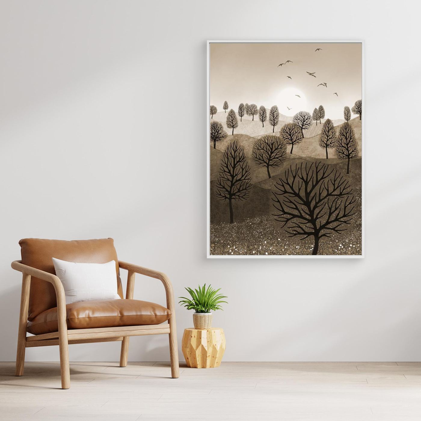 A SPLASH OF COLOUR 'Sepia'  by WalkinHISlight.art - Fine Art Canvases