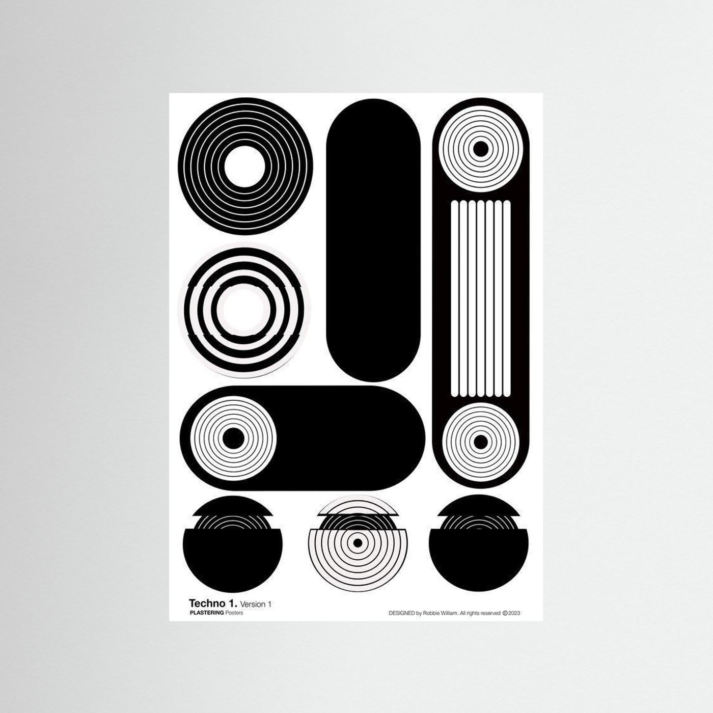 TECNO 1 - V1 by WalkinHISlight.art - Fine Art Printed Posters