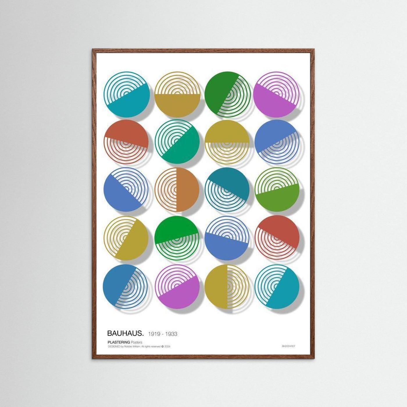 BAUHAUS 1919-1933 D001 V7  by WalkinHISlight.art - Fine Art Printed Posters