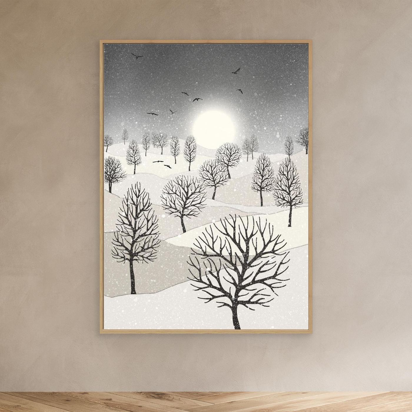 WINTER SUN  by WalkinHISlight.art - Fine Art Canvases