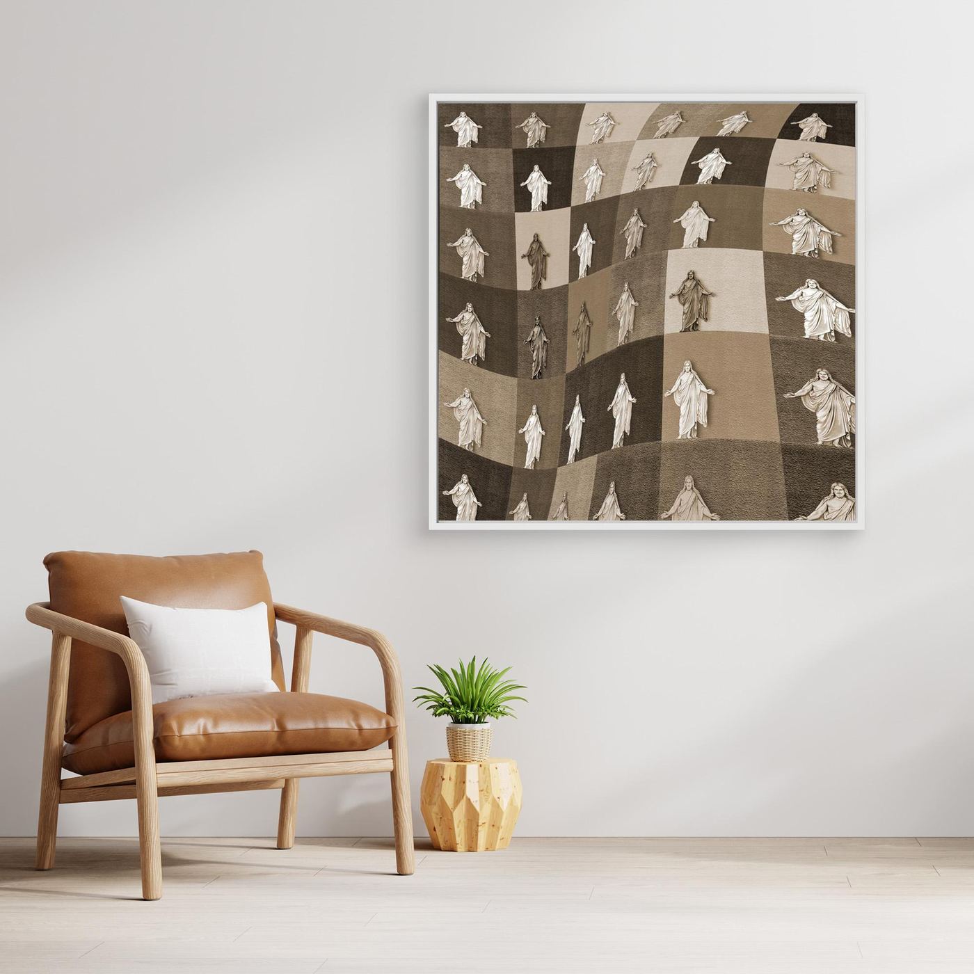 WOVEN INTO US 2 'Waves' by WalkinHISlight.art - Fine Art Canvas