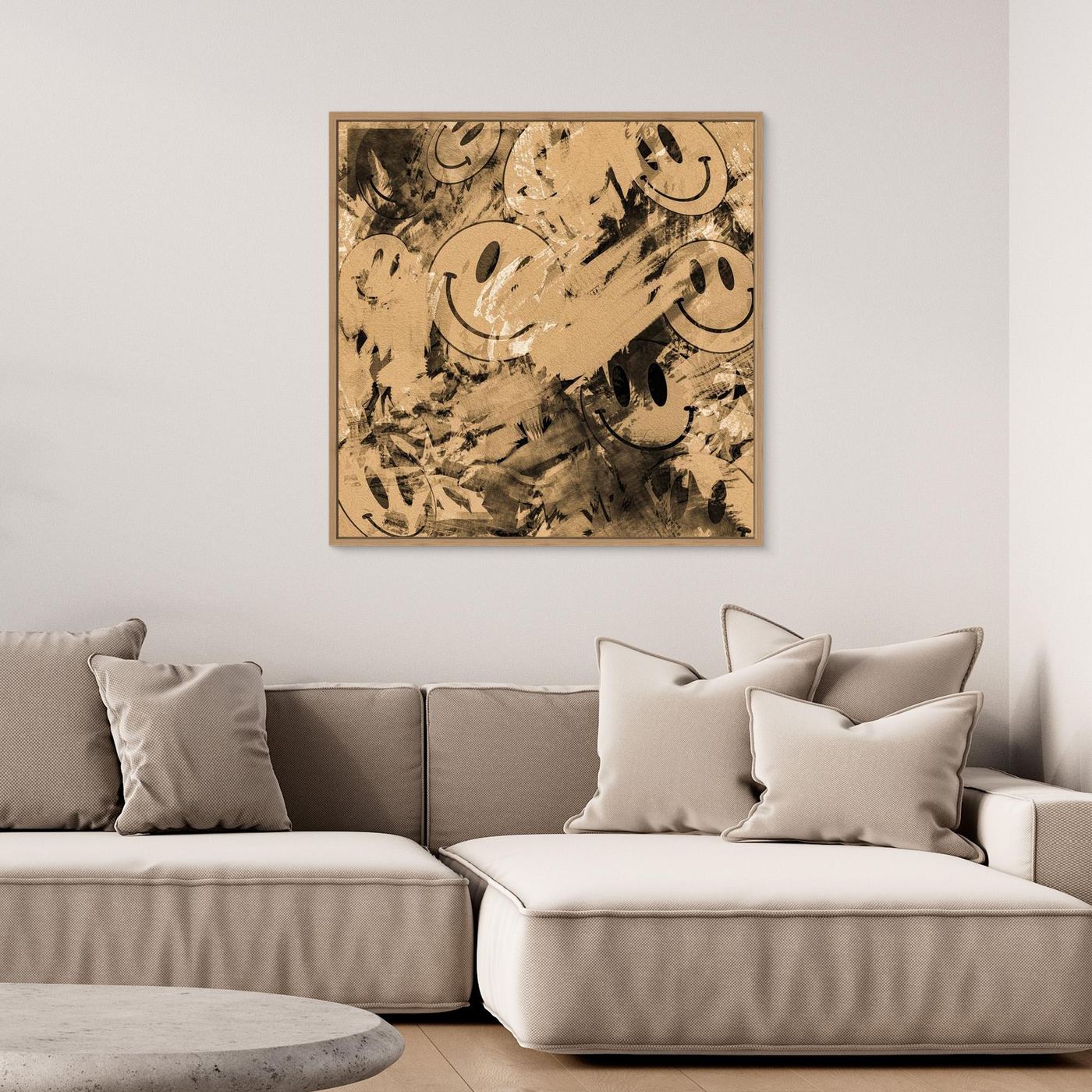 PEEK A BOO 2 'Sepia' by WalkinHISlight.art - Fine Art Canvas