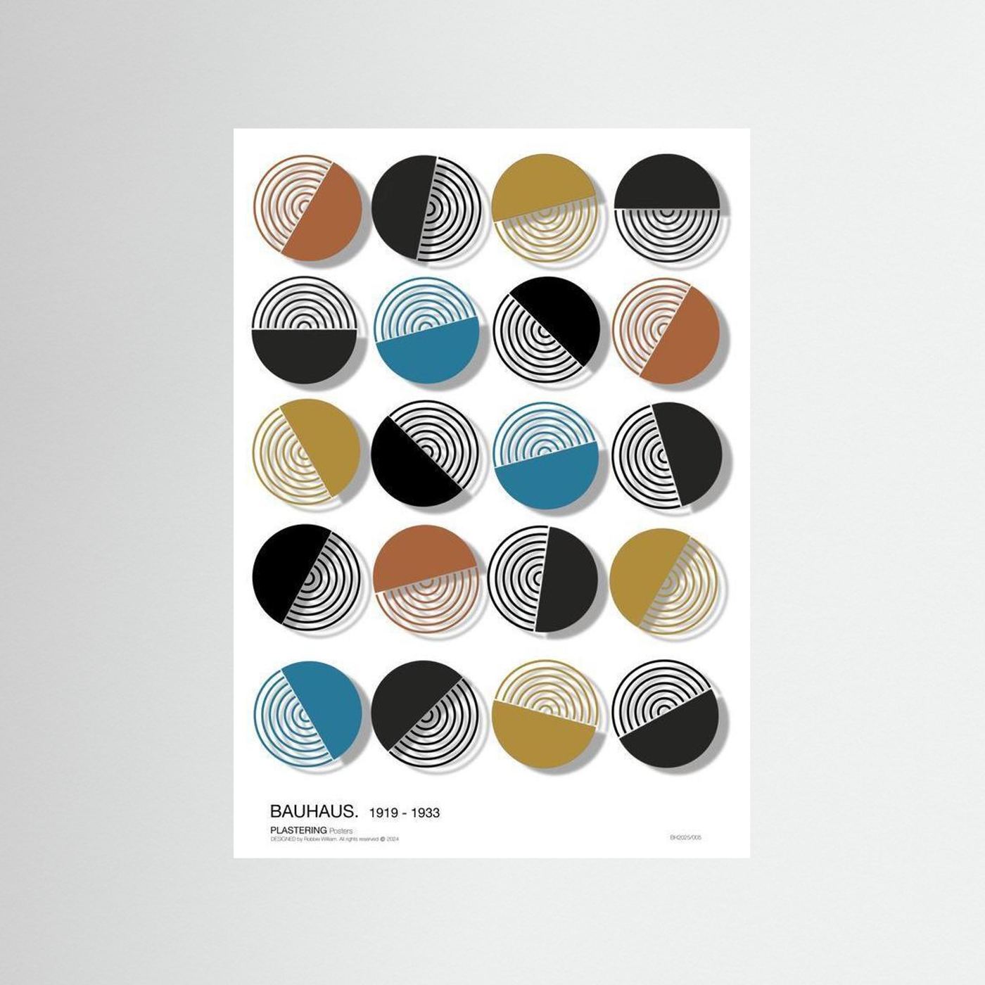 BAUHAUS 1919-1933 D001 V5  by WalkinHISlight.art - Fine Art Printed Posters