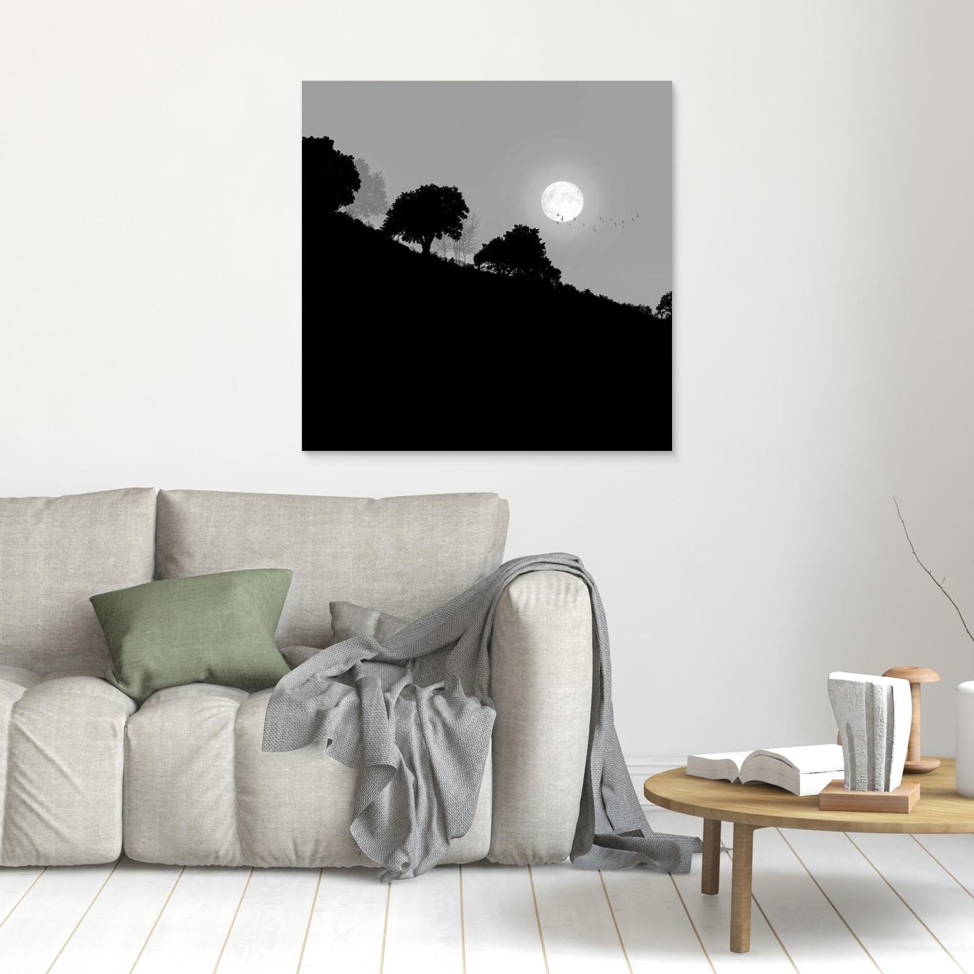 FAIR MOON RISING  by WalkinHISlight.art - Fine Art Canvases
