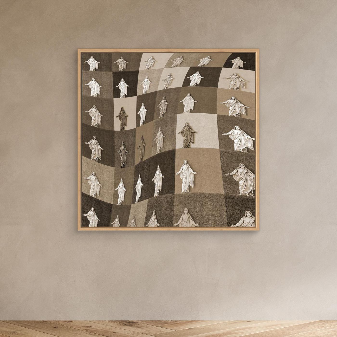 WOVEN INTO US 2 'Waves' by WalkinHISlight.art - Fine Art Canvas