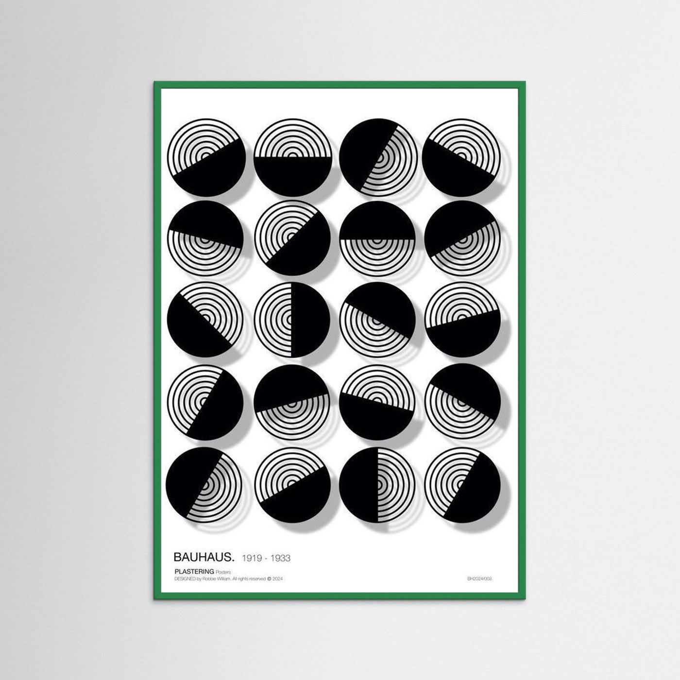 BAUHAUS 1919-1933 - D001 V3  by WalkinHISlight.art - Fine Art Printed Posters