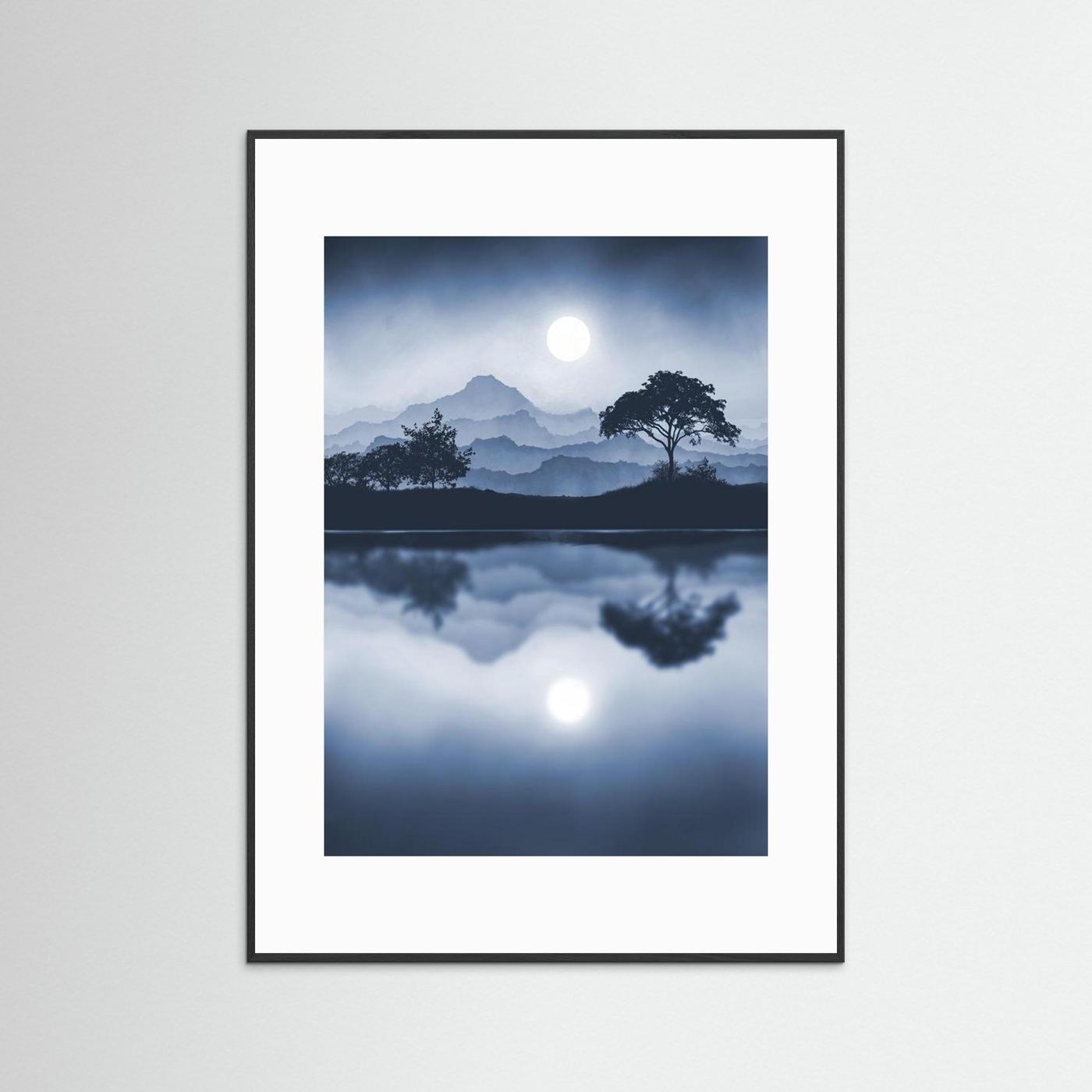 BLUE MOON  by WalkinHISlight.art - Fine Art Prints
