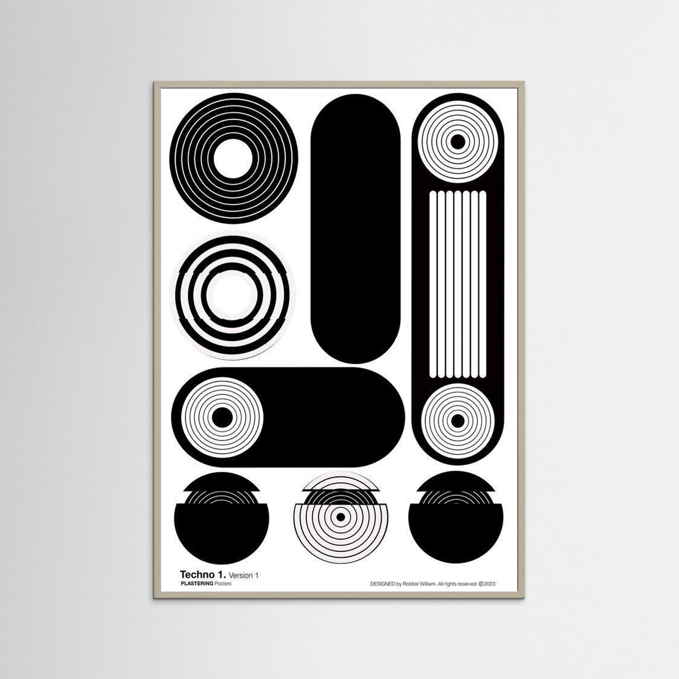 TECNO 1 - V1 by WalkinHISlight.art - Fine Art Printed Posters