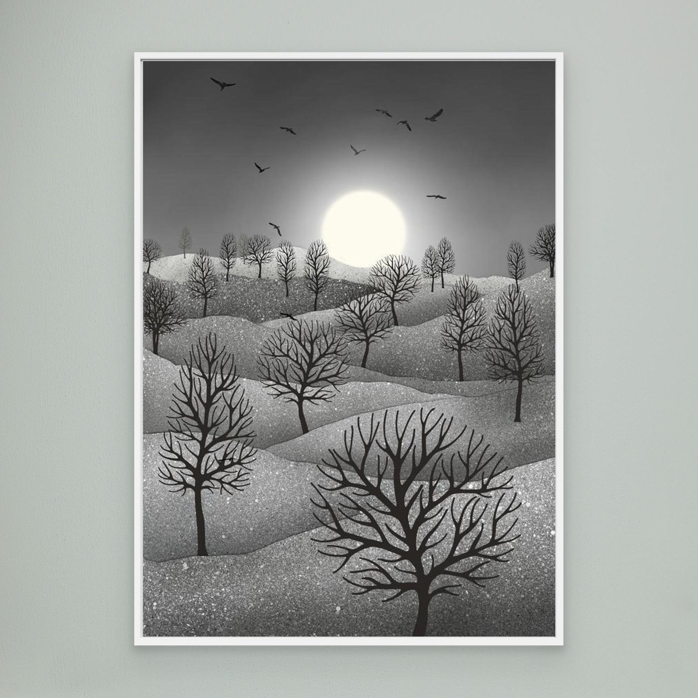 WINTER SPARKLES  by WalkinHISlight.art - Fine Art Canvases