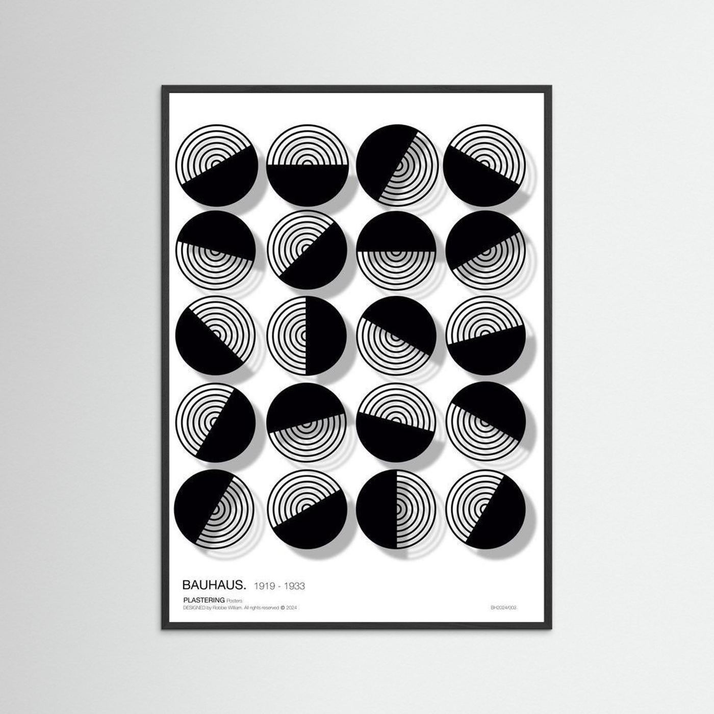 BAUHAUS 1919-1933 - D001 V3  by WalkinHISlight.art - Fine Art Printed Posters
