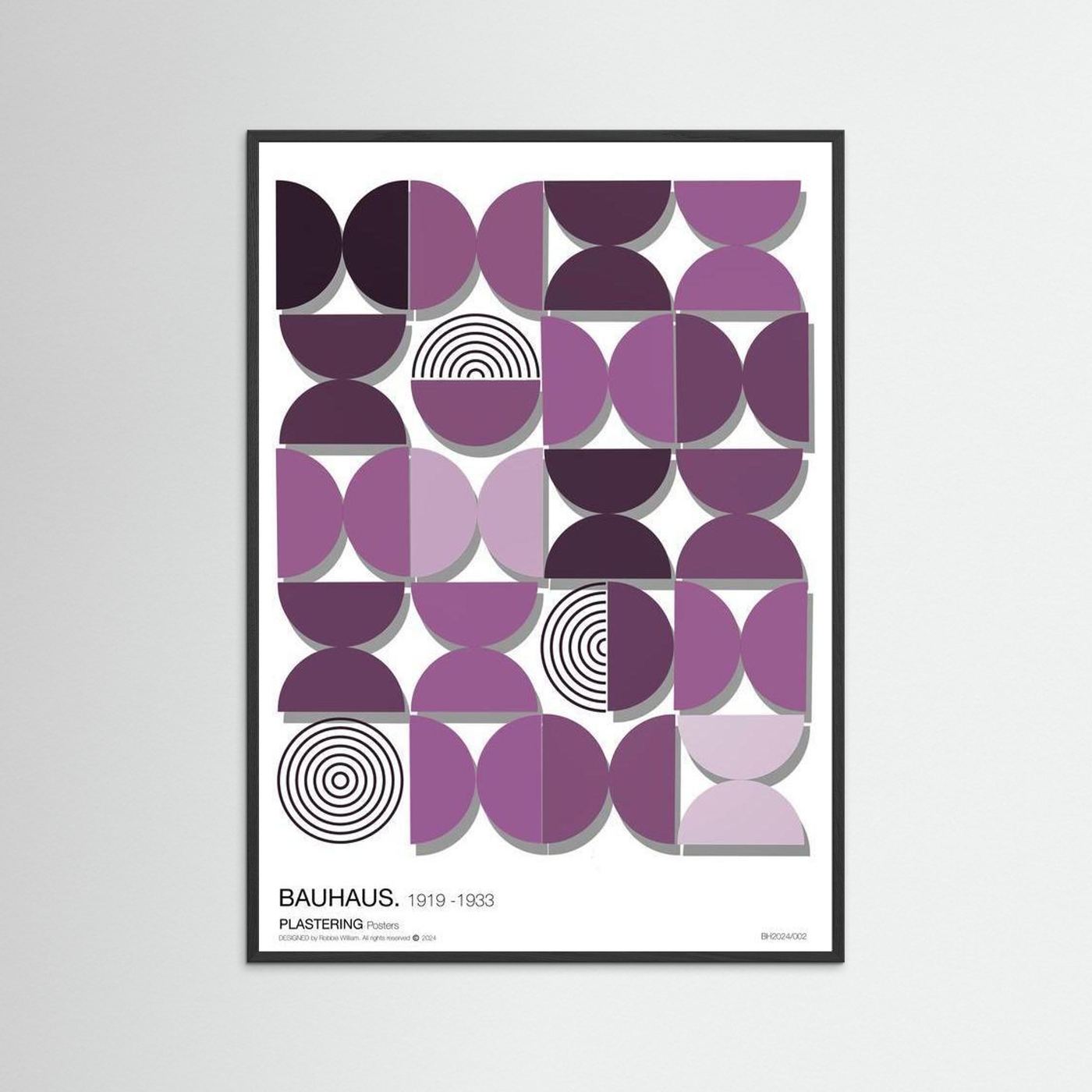 BAUHAUS 1919-1933 D002 V6 by WalkinHISlight.art - Fine Art Printed Posters