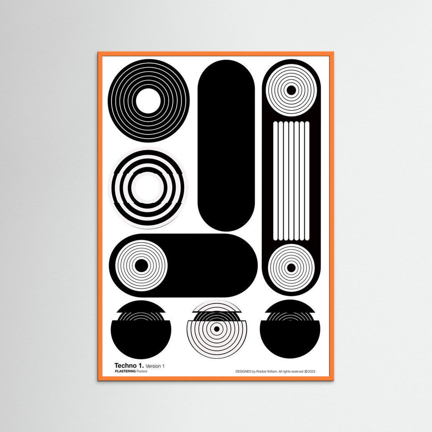 TECNO 1 - V1 by WalkinHISlight.art - Fine Art Printed Posters