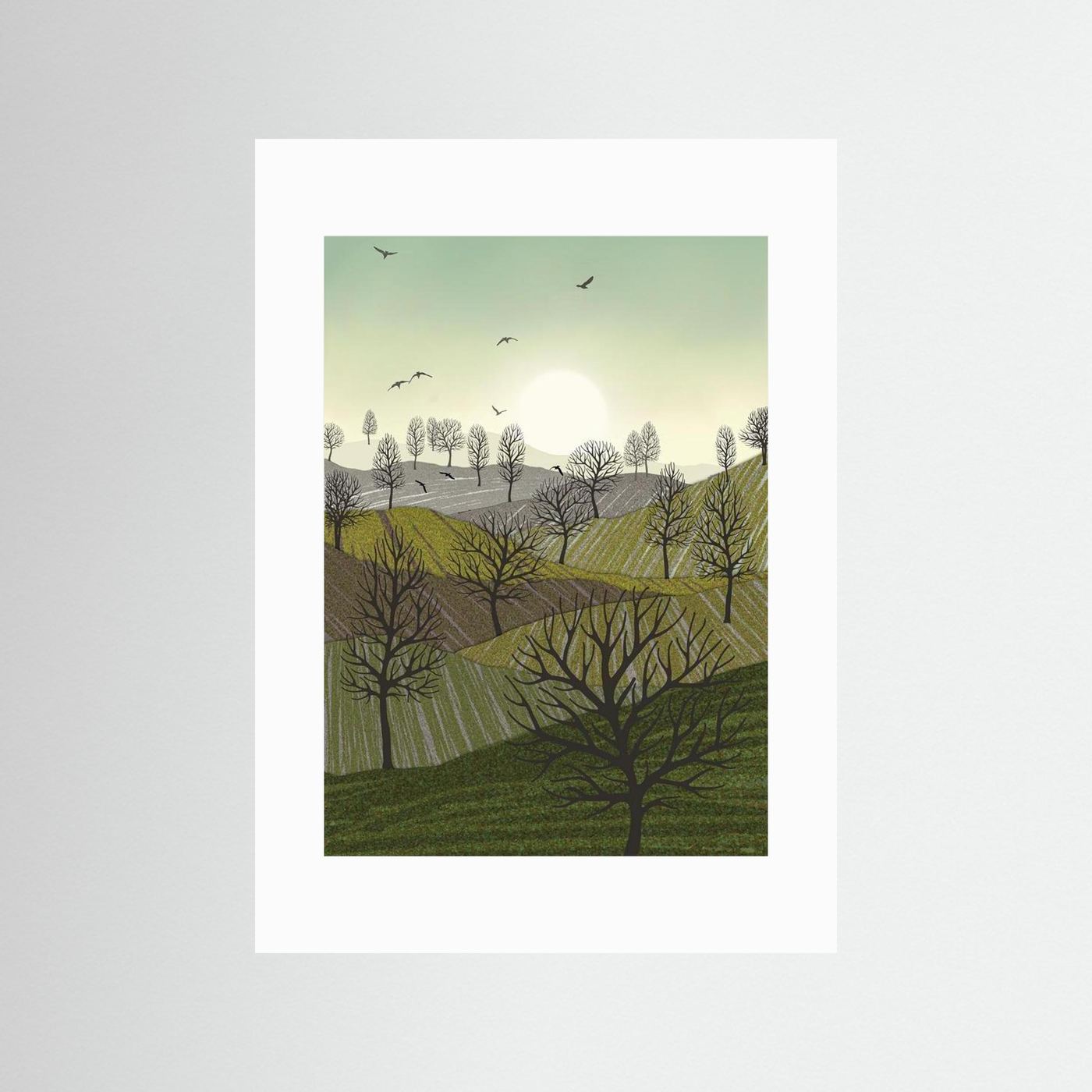 OVER THE HILLS  by WalkinHISlights.art - Fine Art Canvases