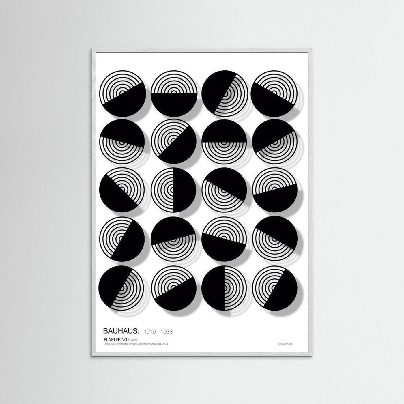BAUHAUS 1919-1933 - D001 V3  by WalkinHISlight.art - Fine Art Printed Posters
