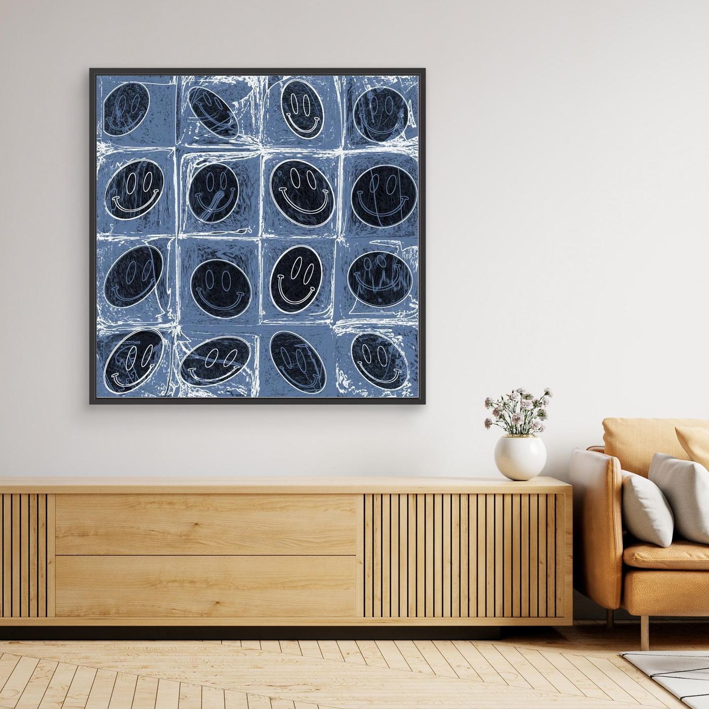 PSYCHADELIC SELFIES 'Blue'  by WalkinHISlight.art - Fine Art Canvases