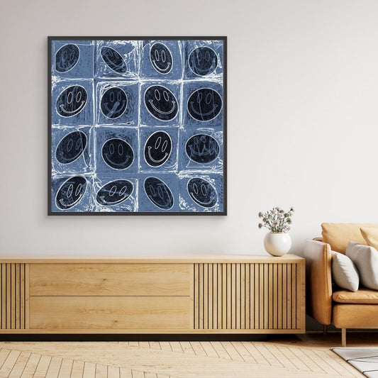 PSYCHADELIC SELFIES 'Blue'  by WalkinHISlight.art - Fine Art Canvases