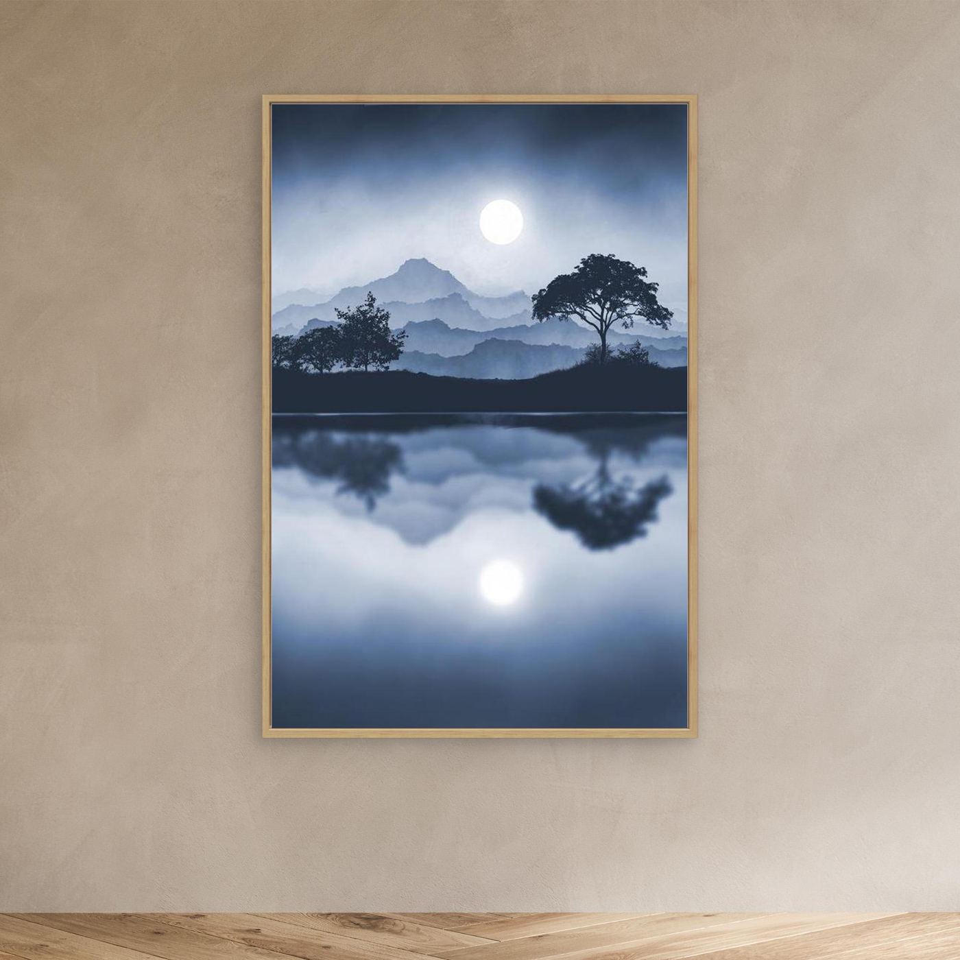 BLUE MOON  by WalkinHISlight.art - Fine Art Canvases