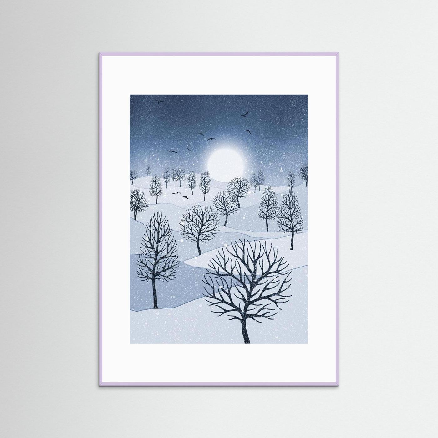 WINTER SUN 'Blue'  by WalkinHISlight.art - Fine Art Prints 