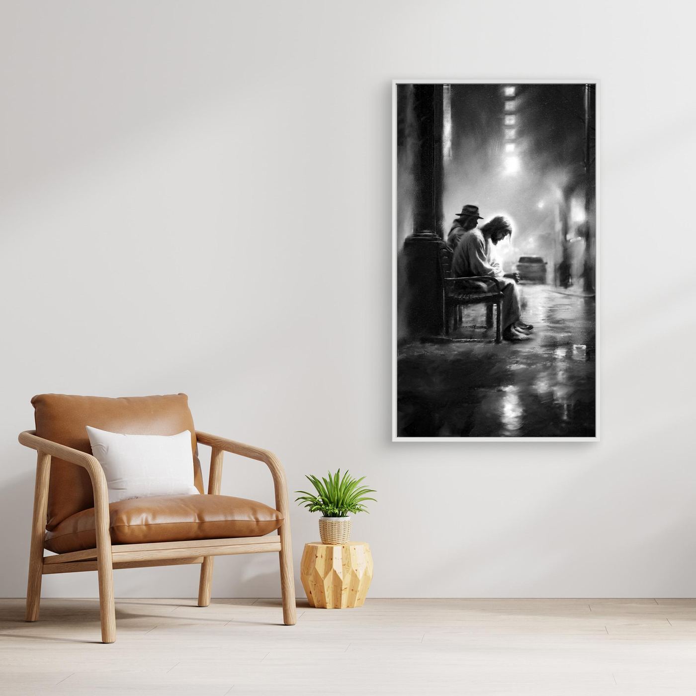 LO I AM WITH YOU ALWAYS  by WalkInHISLight.art - Fine Art Canvases