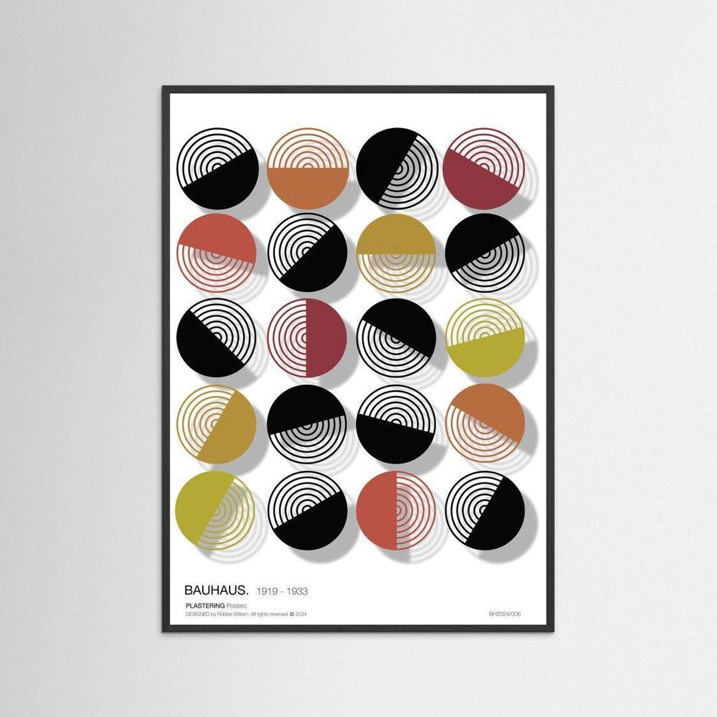BAUHAUS 1919-1933 D001 V6  by WalinHISlight.art - Fine Art Printed Posters