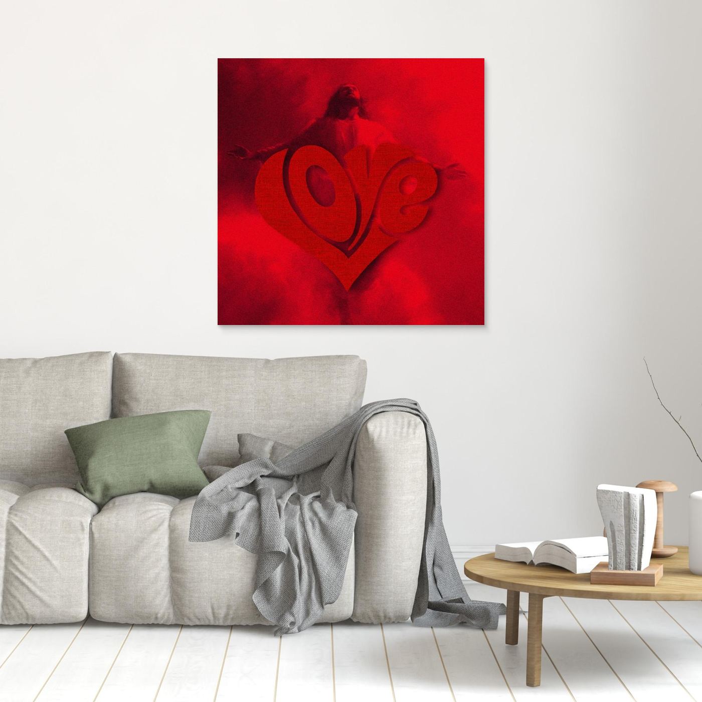 DIVINE LOVE  by WalkinHISlight.art - Fine Art Canvases