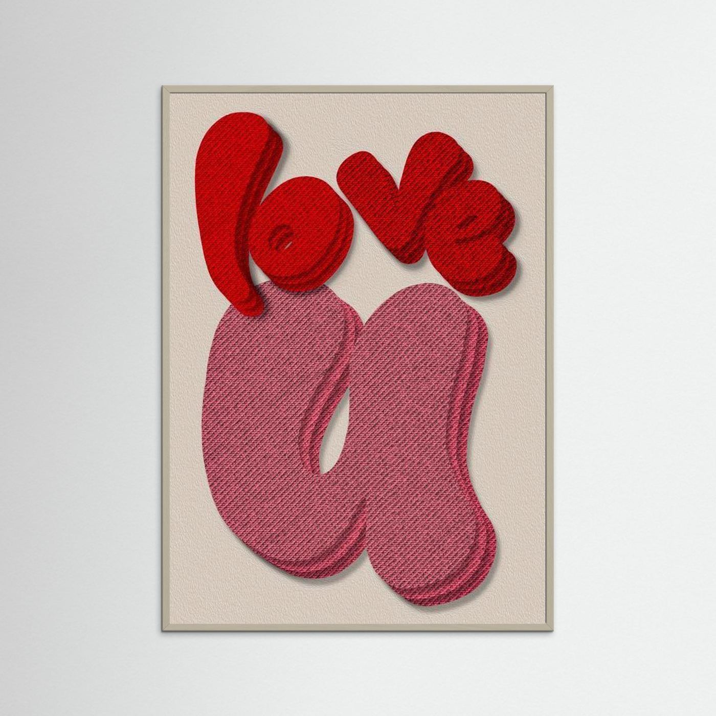 LOVE U  by WalkinHISlight.art - Fine Art Printed Posters