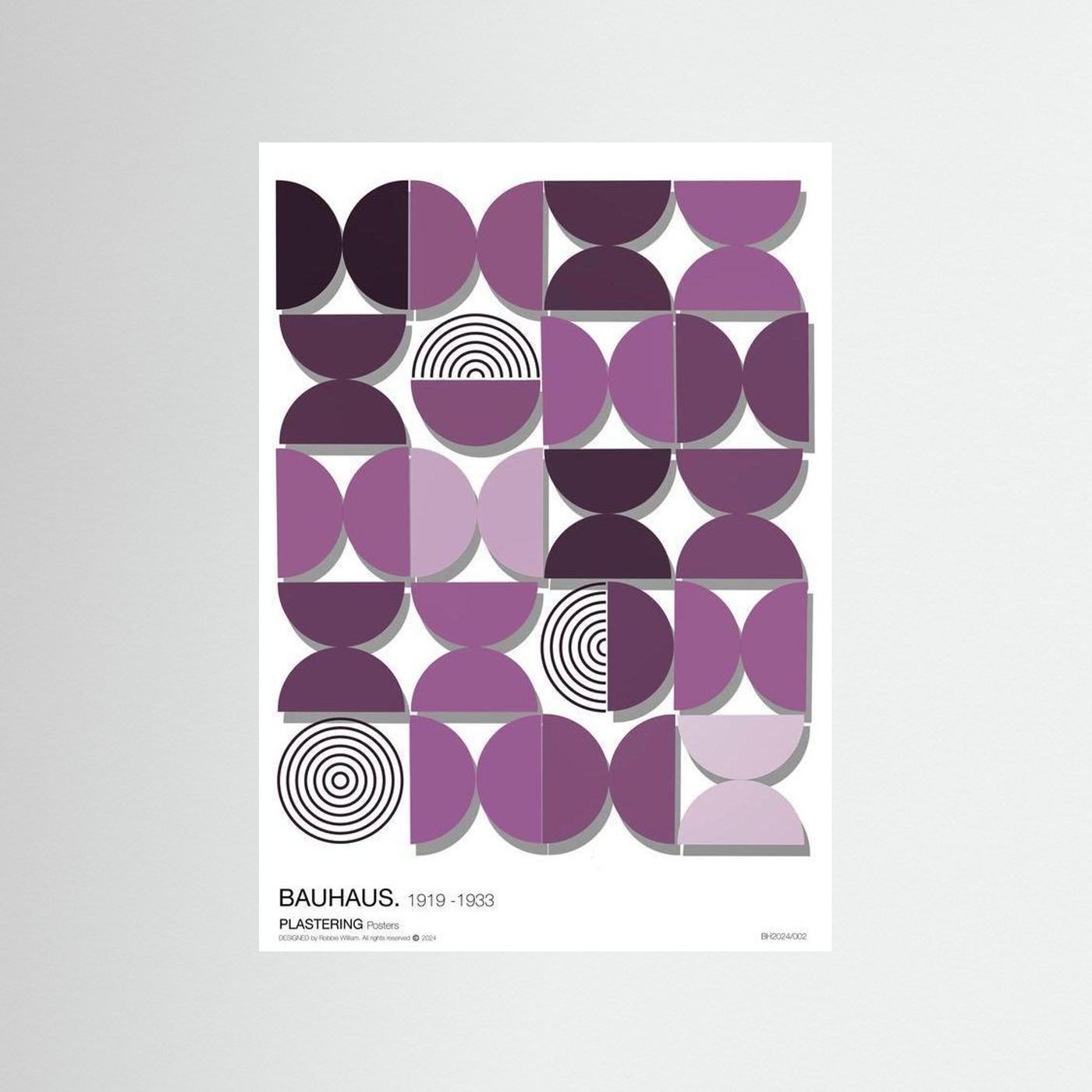 BAUHAUS 1919-1933 D002 V6 by WalkinHISlight.art - Fine Art Printed Posters